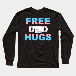 Free Dad Hugs LGBTQ+ Long Sleeve T-Shirt